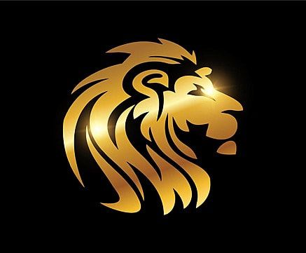 icon,sport,symbol,concept,emblem,logotype,business,crest,face,decoration,isolated,creative,premium,line,wild,art,silhouette,lion,design,shape,gold,pride,head,luxury,strength,vector,illustration,logo,modern,wildlife,king,elegant,royal,label,golden,black,leo,brand,strong,nature,animal,brave,power,sign,predator,template,africa,mascot,graphic Lion Logo Design Creative, Silhouette Lion, Lion Emblem, Face Decoration, Black Leo, Golden Lions, Wild Art, Art Silhouette, Psd Background