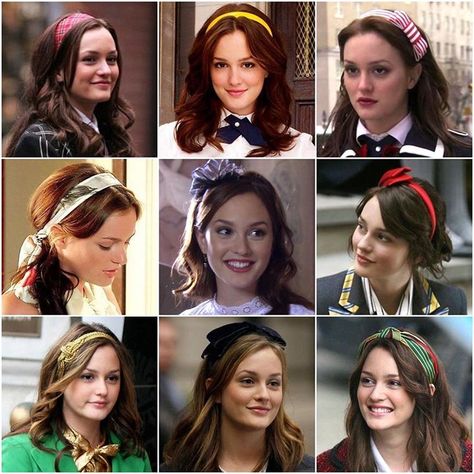 Blair Waldorf’s headbands Blair Waldorf Headband, Blair Waldorf Hair, Gossip Girl Hairstyles, Mode Gossip Girl, Estilo Blair Waldorf, Blair Waldorf Outfits, Blair Waldorf Gossip Girl, Blair Waldorf Style, Gossip Girl Blair