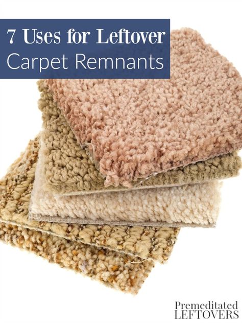 7 Uses for Leftover Carpet Remnants- There are all sorts of ways carpet remnants can be used around your home. Give these practical solutions a try! Carpet Remnants Diy, Leftover Carpet, Carpet Remnants, Carpet Ideas, Carpet Underlay, Upcycle Repurpose, Diy House Renovations, Hallway Carpet Runners, Carpet Squares