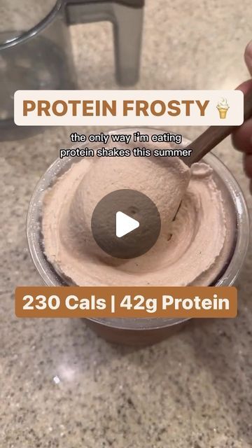 Ninja Creami Recipes | High Protein | Healthy on Instagram: "PROTEIN SHAKE FROSTY🍦🍫  230 Calories | 42g Protein 💪  By @smoothieflip  Ingredients: - 1 Protein Shake  *Calories will depend on protein shake used  Follow @ninjacreamirecipes for more healthy ice cream recipes 🍨  #ninjacreami #ninjacreamicreations #ninjacreamirecipes #proteinicecream #proteinrecipes #lowcaloriemeals #lowcalorie #highprotein #fitnessrecipes" Ninja Creami Wendys Frosty Protein, Twix Protein Shake, Protein Shake Ice Cream Ninja Creami, Fairlife Protein Shake Ninja Creami Recipes, Ghost Whey Protein Recipes, Ice Cream With Protein Shake, Ninja Creami Recipes With Premier Protein Shakes, Premier Protein Recipes Shake, Premier Protein Creami Recipe