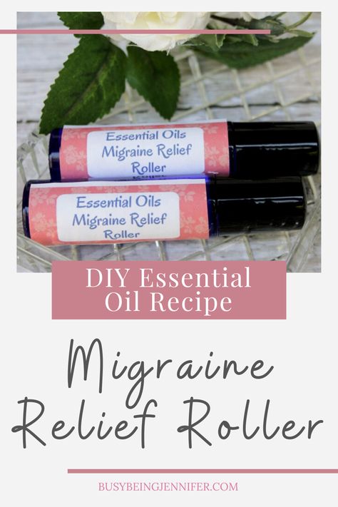 Migraine Essential Oil Blend, Migraine Relief Essential Oils, Oils For Migraines, Essential Oils For Migraines, Essential Oil Blends Roller, Essential Oil Roller Bottle Recipes, Roller Bottle Recipes, Roller Bottle Blends, Essential Oil Roller Balls