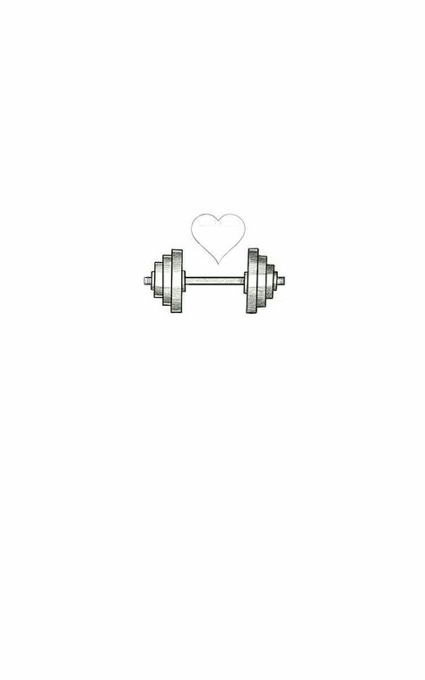 Gym Dumble Tattoo Designs, Dumble Gym Tattoo, Gym Small Tattoo, Dumbbells Tattoo, Dumbbell Tattoo Design, Fitness Tattoo Ideas For Women, Gym Related Tattoos, Gym Tattoos Women, Gym Line Art