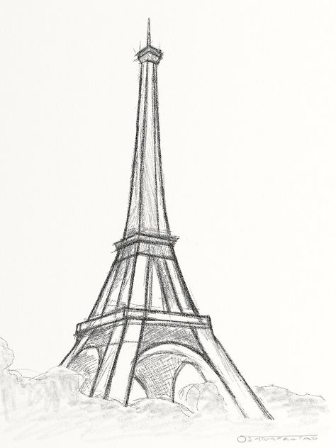 drawings of towers | Eiffel Tower Quick Sketch « Bombay Drift Eiffel Tower Drawing, Tower Drawing, Corkboard Ideas, Easy Pencil Drawings, Kraf Kertas, Pencil Drawings Easy, Easy Drawings Sketches, Pencil Art Drawings, Art Drawings Sketches Creative