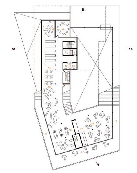 Library Competition, Library Floor Plan, Public Library Design, Library Plan, Library Architecture, Modern Library, Cultural Architecture, Building Plan, Contemporary House Plans