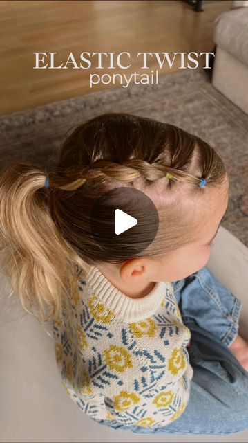 Camilla Thurman on Instagram: "1. Lucy requested the song for today’s hairstyle reel ✨😍👏🏼 Absolutely love this hairstyle! 2. Wear it up in a ponytail or tie the twist in an elastic and wear the hair down. Both so cute. Comment TWIST and I will send you a link to your DM’s for shop our colorful hair elastics and hair products we use." Colorful Elastic Hairstyles, Elastic Hairstyles For Kids, Topsy Tail Hairstyles For Kids, Toddler Ponytail Hairstyles, Kids Ponytail Hairstyles, Ponytail Hairstyles For Kids, Cute Easy Ponytails, Topsy Tail Hairstyles, Cute Ponytail Hairstyles