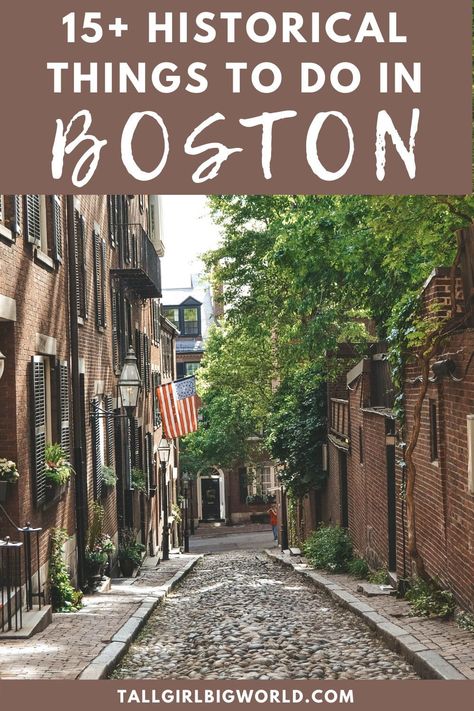 If you're a history lover visiting Boston, this blog post is for you, as it features 15+ of the best historical things to do in Boston. best things to do in Boston | top things to do in Boston | stuff to do in Boston | what is there to do in Boston | what to see in Boston | Boston historical sites historic Boston | Boston MA historical sites | historical places in Boston | historic places to visit in Boston | Boston travel tips | Boston travel guide | what to do in Boston | #Boston #MA Historic Boston Sites, Boston Sites To See, Boston History Tour, Things To See In Boston Ma, Historical East Coast Road Trip, New England Historical Sites, What To See In Boston, Things To Do Boston Ma, Things To See In Boston