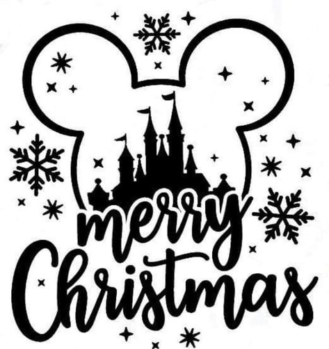 Christmas Disney Svg, Disney Christmas Cricut, Disney Christmas Svg, Disney Silhouette Art, Christmas Greetings Cards, Cricut Christmas Ideas, Disney Christmas Shirts, Idee Cricut, Beautiful Christmas Cards