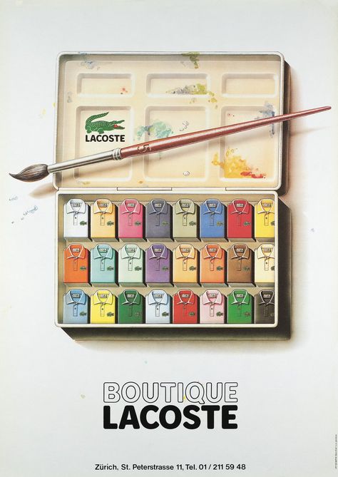 Vintage poster – Boutique Lacoste – Galerie 1 2 3 Lacoste Poster, Lacoste Vintage, Leonetto Cappiello, Rene Gruau, Vintage Lacoste, Toulouse France, Ski Posters, France Colors, Sporty Design