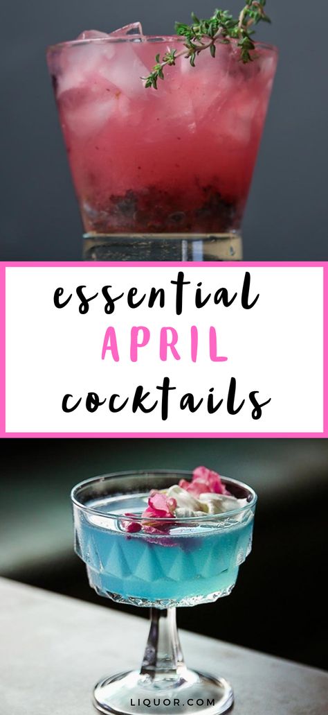 Spring Drink, Spring Cocktails Recipes, Pretty Cocktails, Vodka Cocktails Recipes, Sweet Cocktails, Spring Cocktails, Vodka Drinks, Tequila Cocktails, Fruit Cocktails