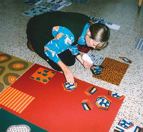 Nathalie du Pasquier for American Apparel Natalie Du Pasquier, Nathalie Dumeix Pants, Nathalie Du Pasquier Pattern, Nathalie Lete Plates, Post Modern Furniture, Nathalie Du Pasquier, Memphis Milano, 1980s Design, Buy Posters