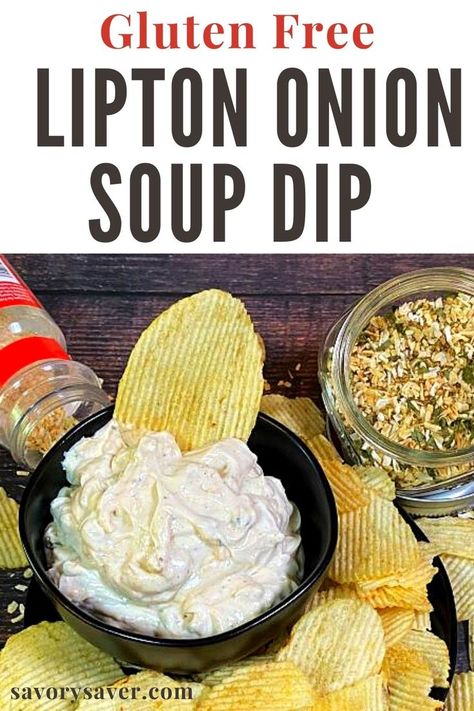 Gluten Free Onion Soup Mix Recipe, Lipton Onion Soup Dip, Gluten Free Onion Soup Mix, Lipton Onion Dip, Onion Soup Dip, Gluten Free Dips, Onion Soup Mix Recipe, Lipton Soup, Gluten Free Meatloaf