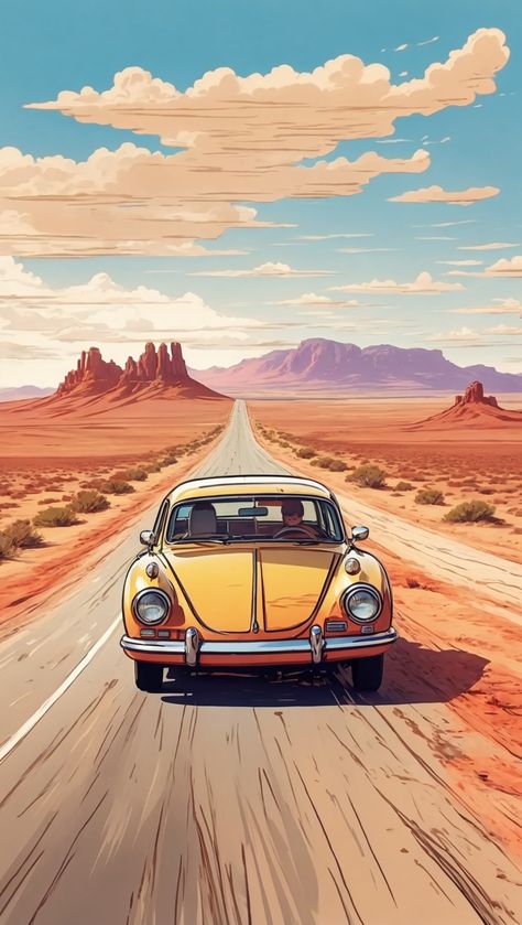 Learn how to draw a realistic car speeding on the highway with a desert view in comic style. This tutorial will show you how to use perspective, shading, and motion effects to create a dynamic scene. 🚗🌵🌞 Draw A Car, Prompt Engineering, Desert Road, Perspective Drawing, Graphic Tshirt Design, Comic Style, Car Drawings, Learn How To Draw, Comic Styles