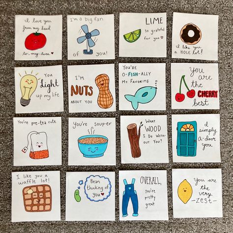 Cute Mini Notes For Boyfriend, Cute Note To Boyfriend, Cute Sticky Notes For Girlfriend, Cute Index Cards Ideas, Cute Post It Notes For Boyfriend, Letters Of Love Cards For Kids, Nice Notes For Friends, Mini Gifts For Boyfriend, Cute Little Notes For Boyfriend