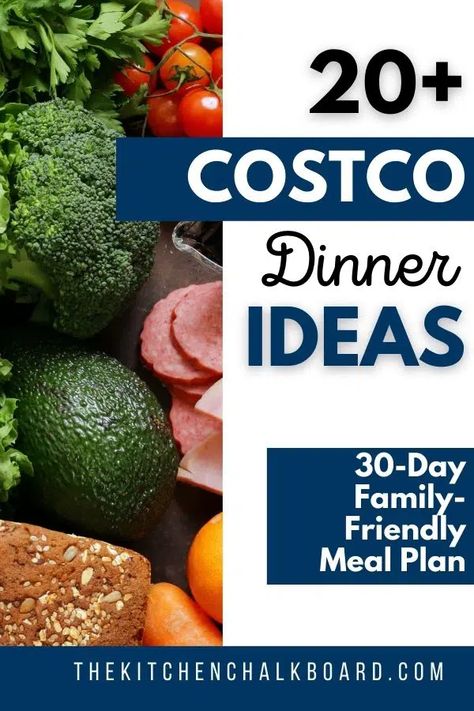 Costco Monthly Meal Plan, Costco Weekly Meal Plan, Costco Meal Plan Families, Costco Meal Planning, Costco Dinner Ideas Meal Planning, Costco Meal Prep Shopping Lists, Sams Club Meal Plan Families, Costco Meals Dinners, Costco Recipes Dinners