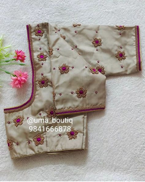 Aari Work Blouse Designs, Basic Blouse Designs, Latest Blouse Neck Designs, Work Blouse Designs, Mirror Work Blouse Design, Latest Blouse Designs Pattern, Traditional Blouse Designs, Latest Model Blouse Designs, Cutwork Blouse Designs