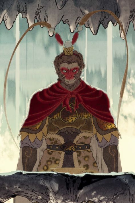 Black Myth Wukong Fanart, Black Myth Wukong Art, Monkey King Anime, Sun Wukong Pfp, Sun Wukong Art, Son Wukong, Wu Kong, Black Myth Wukong, Creepypasta Cute