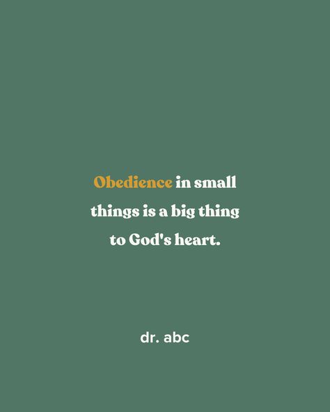 Christian Obedience Quotes, Be Obedient To God, Obedience Quotes, Concept Quotes, Christian Habits, 2024 God, School Slogans, Obedience To God, Kingdom Woman