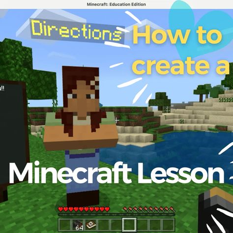 No matter the age of the students if you are looking to increase student engagement then Minecraft Education Edition may be the answer. Here are some steps for creating a Minecraft Lesson. Minecraft Lesson Ideas, Minecraft Homeschool, Unschooling Math, Minecraft Education, Minecraft School, Minecraft Challenges, Cult Of Pedagogy, Game Based Learning, Minecraft Ideas