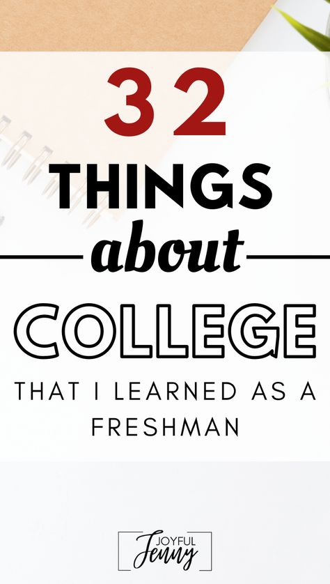 Here are 32 things that I learned about college life during my Freshman year, as well as some tips that I learned along the way! | College freshman tips, college freshman advice, incoming college freshman tips, college freshman survival guide, college freshman survival kit, list for college freshman, college life, college freshman life advice, college advice, college tips College Freshman Survival Kit, College Freshman Advice, Freshman Advice, Freshman Tips, Freshman Year Of College, College Survival Guide, First Year Of College, Freshman Year College, College Survival