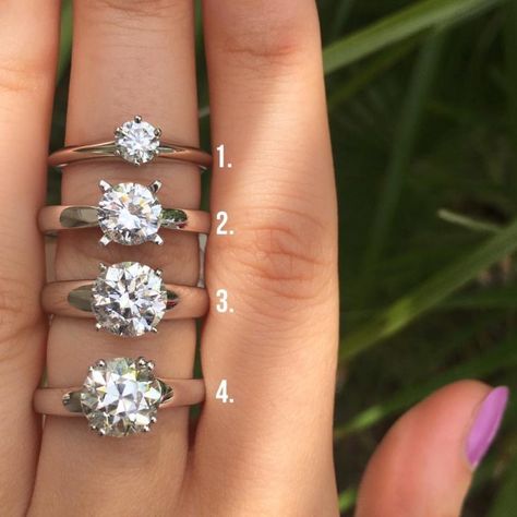 Large Solitaire Engagement Rings, Engagement Solitaire Rings Women, Womens Solitaire Rings, Solatire Ring, Luxury Delicate Solitaire Wedding And Engagement Rings, Elegant Solitaire Round Band Jewelry, Diamond Engagement Rings For Women, Elegant Solitaire Diamond Marriage Ring, Solitaire Engagement Ring Round