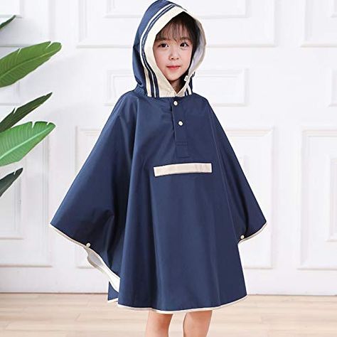 Girls Raincoat, Rain Cape, Boys Cartoon, Poncho Jacket, Jacket Cape, Raincoat Kids, Kids Rain, Rain Poncho, Poncho Style