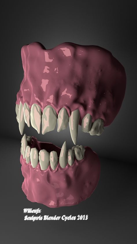 Monster gums & teeth Teeth Monster, Monster Teeth, Creature Ideas, Villain Character, Good Poses, Zbrush, Design Model, Dark Art, Gum