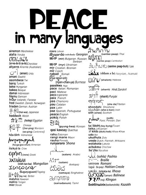 Shanti Sanskrit, Peace In Different Languages, Peace Tattoos, Language Works, Give Peace A Chance, Other Languages, How To Say, Different Languages, Name Tattoos