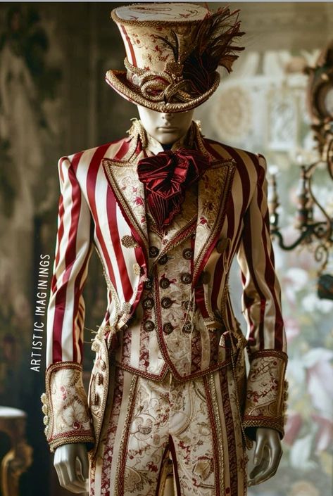 Circus Mask, Evil Circus Costume, Circus Freakshow Costumes, Antique Circus Costume, Carnival Costumes Ideas, Circus Performer Costume, Circus 1900 Costumes, Cos Outfit, Xmas Party Outfits