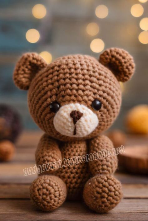 Teddy Bear Crochet Pattern Free Easy, Crochet Teddy Bear Pattern Free Easy Amigurumi, Crochet Bear Pattern Free Easy, Basic Crochet Stuffed Animal, Crochet Animals Free Patterns Easy Teddy Bears, Crocheting Stuffed Animals, Amigurumi Teddy Bear Free Pattern, Free Crochet Patterns Amigurumi Easy Teddy Bears, Crochet Small Bear Pattern Free