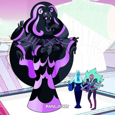 Diamond Fusion Steven Universe, Alexandrite Steven Universe, Blue Diamond Fanart, Diamond Fusion, Su Fusions, Fan Fusions, Steven Universe Stickers, Steven Universe Fan Fusions, Blue Diamond Steven Universe