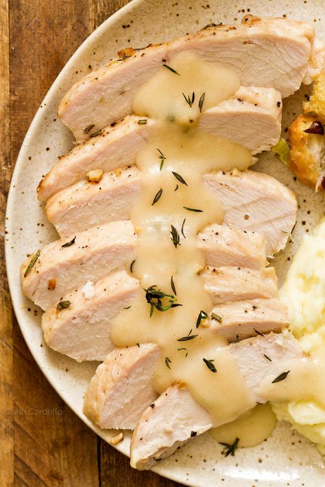 Turkey Tenderloin Recipe (With Herb Butter) - Homemade In The Kitchen Different Turkey Recipes, Turkey Breast Tenderloin Recipes Oven, Roast Turkey Tenderloin Recipes, Easy Turkey Tenderloin Recipes, Thanksgiving Turkey Tenderloin Recipes, Turkey Medallions Recipes, Slow Cooker Turkey Tenderloin Recipes, Baked Turkey Breast Recipes, Turkey Tenderloin Recipes Baked