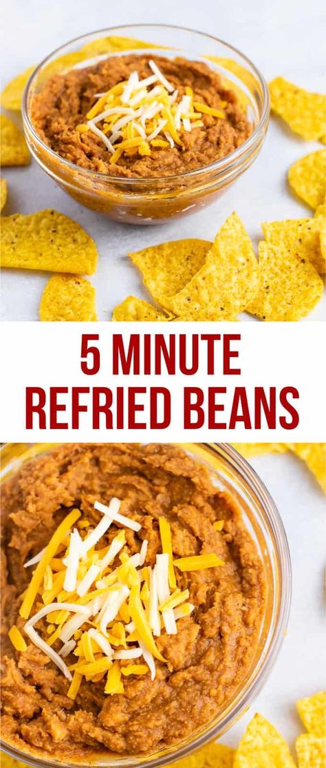 Southwestern Salad Recipes, Refried Beans Recipe Easy, Mexican Refried Beans, Garlic Broth, Make Refried Beans, Homemade Refried Beans, Refried Beans Recipe, Southwestern Recipes, Best Party Food