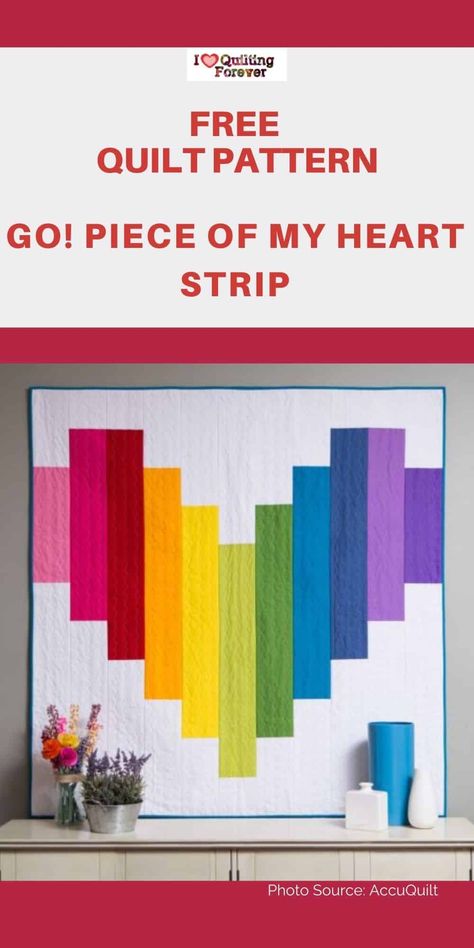 Heart Strip Quilt Free Pattern, Dresden Plate Quilt Patterns, Heart Quilt Patterns, Interesting Quilts, Strip Quilt Patterns, Strip Quilt, Patchwork Projects, Heart Quilts, Dresden Plate Quilt