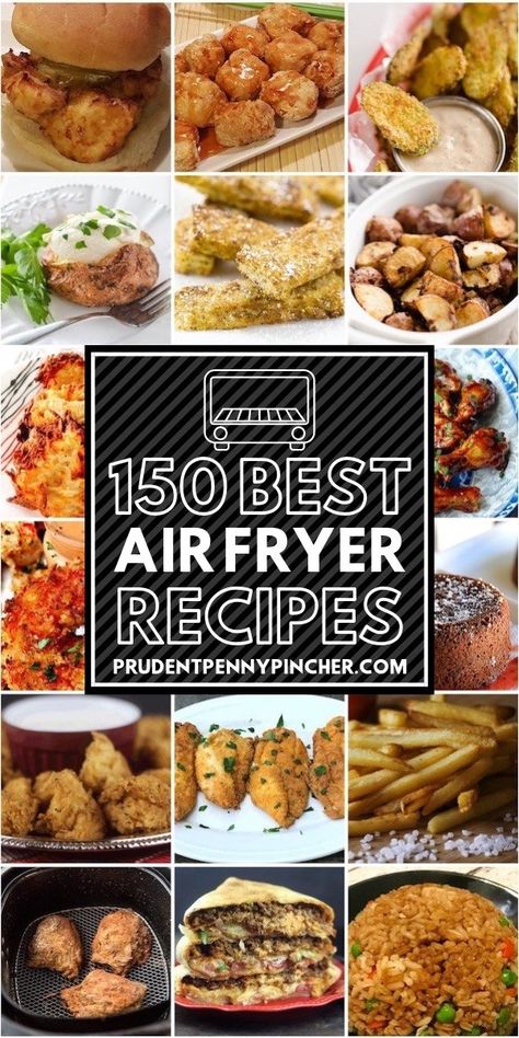 150 Best Air Fryer Recipes #airfryer #recipes #airfryerrecipes #healthyrecipes #healthy Recipes Airfryer, Best Air Fryer Recipes, Air Fryer Recipes Appetizers, The Best Air Fryer, Best Air Fryer, Air Fried Food, Air Fryer Oven Recipes, Airfryer Recipes, Air Fry Recipes