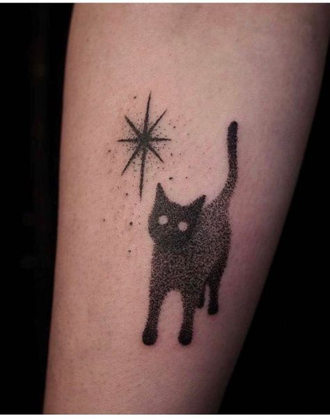 Starry Cat, Prison Tattoos, Clever Tattoos, Medical Questions, Cat Tat, R Tattoo, Best Tattoos, Professional Tattoo, Piercing Ideas