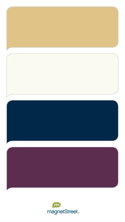 Navy Purple Gold Color Palette, Navy And Eggplant Wedding, Navy Purple Color Palette, Purple Black Gold Color Palette, Blue Purple Gold Color Palette, Eggplant Color Palette, Eggplant Wedding Colors, Eggplant Colour, Eggplant Wedding