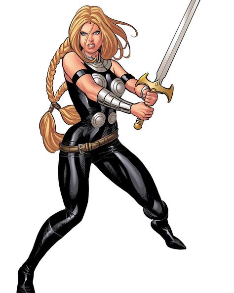 Marvel Valkyrie, Valkyrie Marvel Comics, Valkyrie Marvel, Thor Artwork, Defenders Marvel, Mike Deodato, Comic Book Art Style, The Mighty Thor, Marvel Girls