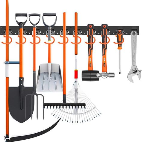 The 23 Best Organization Products Under $50 - Bob Vila Tool Closet, Garage Racks, Garage Wall Organizer, Garden Tool Holder, Garage Plans Detached, Wand Organizer, Small Shed, Tool Hangers, Small Home Ideas