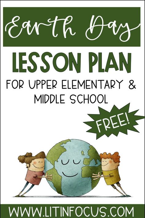 Middle School Literacy, Earth Day Projects, Business Letter Template, Middle School Lesson Plans, Middle School Lessons, Elementary Lesson Plans, Earth Day Activities, Nonfiction Reading, Engaging Lessons