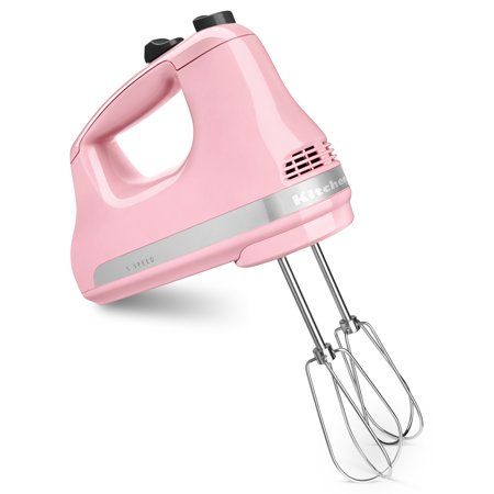 KitchenAid 5-Speed Ultra Power Hand Mixer, Guava Glaze (KHM512GU) - Walmart.com Guava Glaze, Pink Kitchen Appliances, Hand Mixers, Electric Hand Mixer, Countertop Appliances, Hand Mixer, Pink Kitchen, Small Kitchen Appliances, Small Appliances