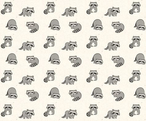 The Pet Raccoon Raccoon Background Wallpapers, Raccoon Background, Racoon Wallpaper, Racoon Illustration, Raccoon Pattern, Raccoon Drawing, Raccoon Art, Conversational Prints, Background Art