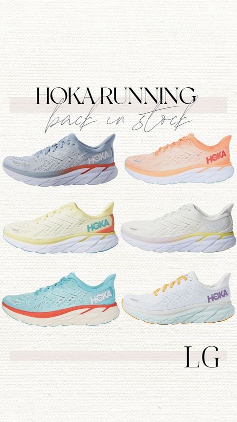 Hoka Clifton 8, Happy Shoes, Hoka Clifton, Hoka Shoes, Europe Outfits, Running Equipment, Back In Stock, Christmas Wishlist, What I Wore