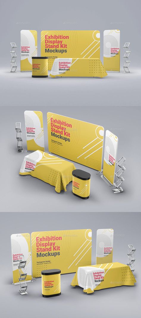 Exhibition Display Stand Kit Mockups Instagram Post Mockup, Archway Design, Promotional Stands, Exhibition Display Stands, Exhibition Museum, Event Booth Design, Expo Stand, Exhibition Display Design, Stand Feria