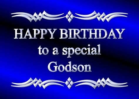 Happy Birthday Godson Blue and Silver card Happy Birthday Godson Blessings, Godson Birthday Wishes, Happy Birthday Godson Wishes, Happy Birthday Godson, Happy Birthday Coworker, Happy Birthday Coach, Happy Birthday Shawn, Birthday Brother In Law, Prayer For Comfort