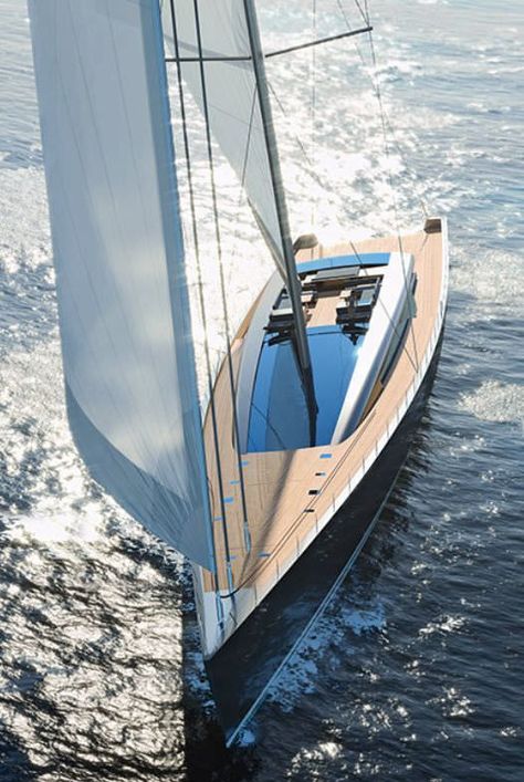 Luxury Sailing Yachts, Sailboat Yacht, Navi A Vela, Sailboat Design, Yacht Interior, Sailing Vessel, Yacht Boat, Yacht Design, Super Yachts