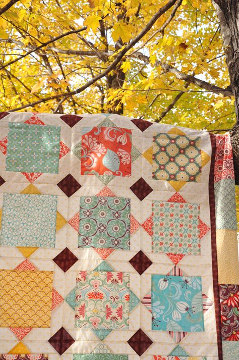 Quilt Big, Block Quilts, Big Block Quilts, Layer Cake Quilts, Fat Quarter Quilt, Square Dance, Quilts Ideas, Scrappy Quilts, Quilt Block Patterns