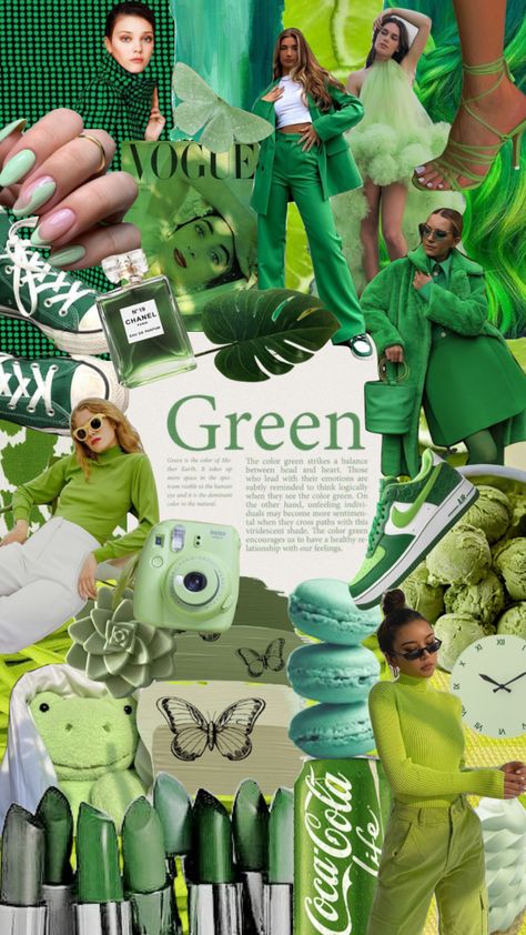 Green Mood Board Aesthetic, Moodboard Fashion Collage, Psychology Color, Green Mood Board, Fashion Psychology, Mood Board Fashion Inspiration, Fashion Sketchbook Inspiration, Instagram Branding Design, Fashion Illustration Tutorial