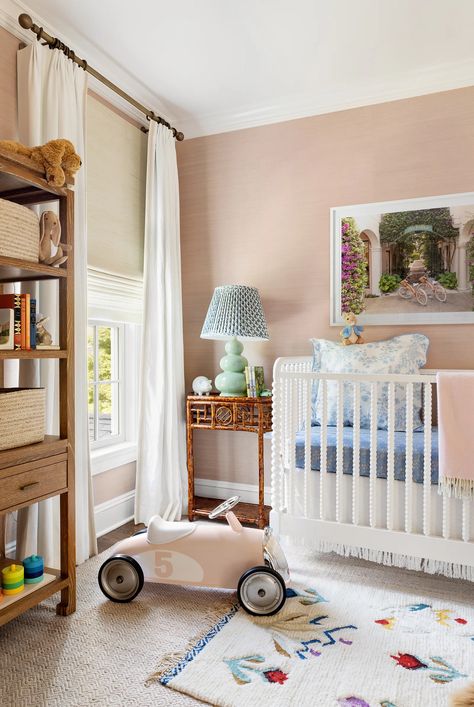 Southern Nursery, Big Kid Bed, Big Kids Room, Nursery Room Design, Baby Room Inspiration, Nursery Room Inspiration, Nursery Inspo, Pink Nursery, Whimsical Design