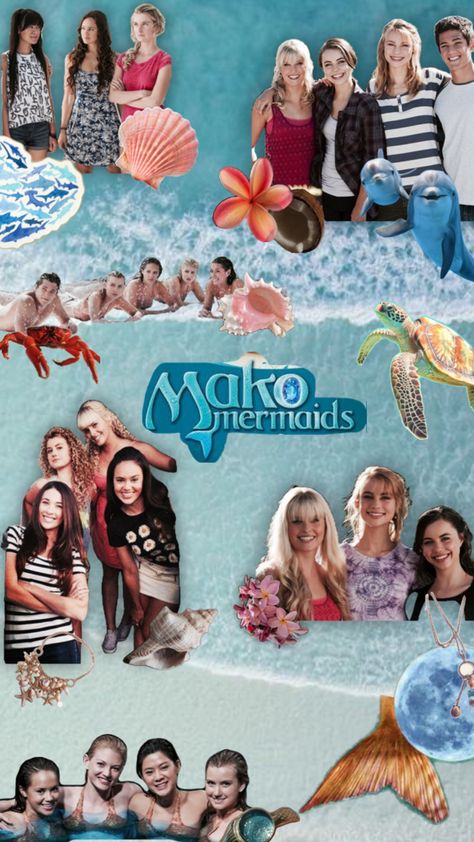 Rikki H2o, H2o Mermaids, Sticker Design Inspiration, Mermaid Wallpapers, Mako Mermaids, Real Mermaids, Mermaid Aesthetic, Y2k Wallpaper, Mermaid Dreams