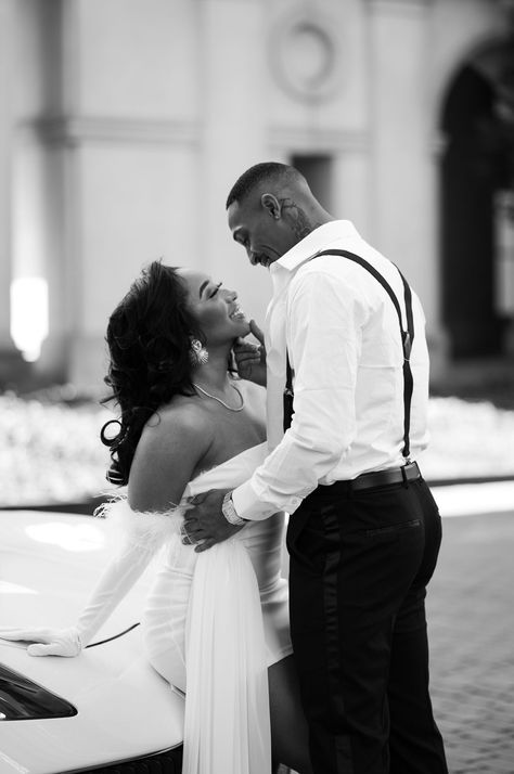 Captured by Chris Photography All Black Couples Photoshoot, Engagement Photos Ideas Black Couples, All Black Engagement Photos, Engagement Photoshoot Black Couple, Engagement Photos Black Couples, Engagement Photo Shoot Poses, Atlanta Lifestyle, Engagement Photography Poses, Couple Engagement Pictures